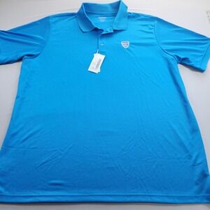 NWT Core 365 Blue 3XL Polo Moisture Wicking Performance Pinehurst No 7